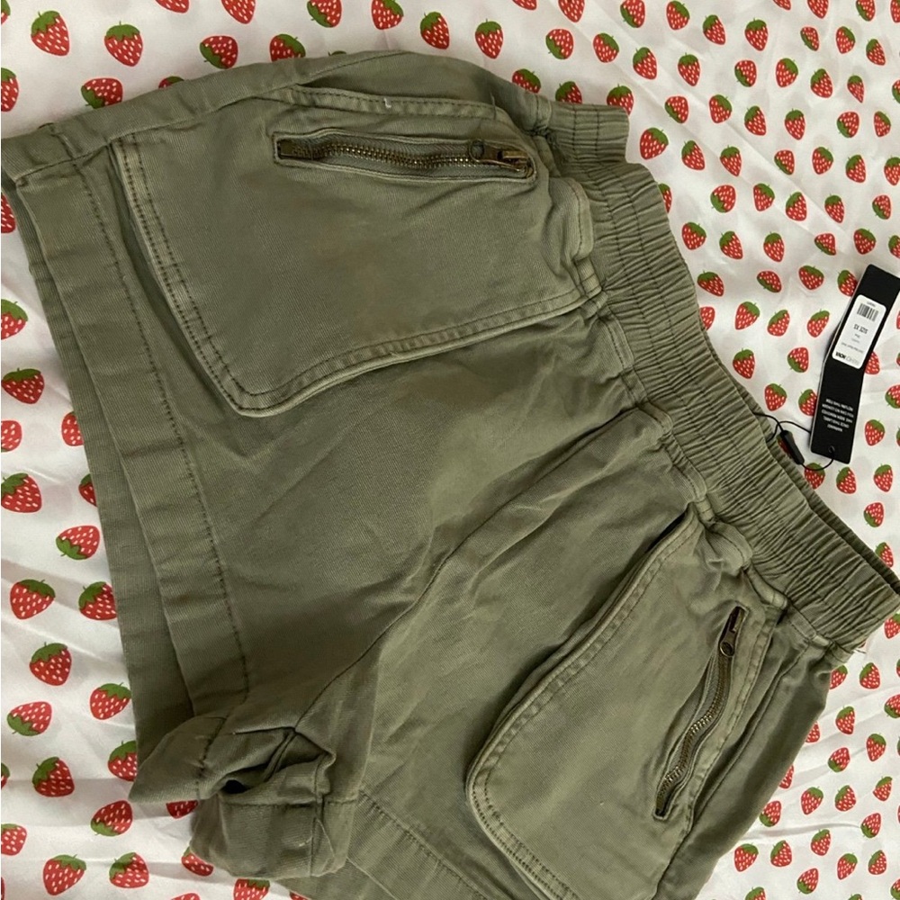Fashion Nova Olive Master Shorts
